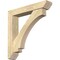 Ekena Millwork Imperial Slat Rough Sawn Bracket w/ Offset Brace, Douglas Fir, 6"W x 32"D x 32"H BKT0604X32X32IMP06RDF - alternate 1